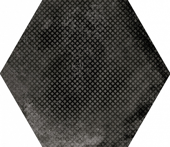 23604 Urban Hexagon Melange Dark 29,2X25,4 EQUIPE