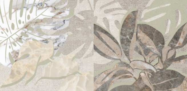 K949798LPR01VTE0 Marble-Beton Декор Цветочный 30x60 Vitra