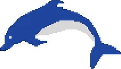 Y345-4 Porcelain Mosaic Design Dolphin-8 5x5 (540x330) Serapool