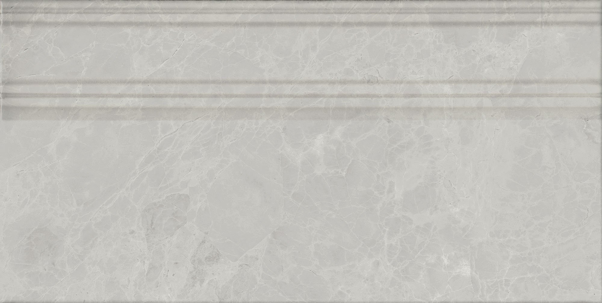 FME027R Плинтус Риальто серый светлый глянцевый обрезной 20x40x1,6 Kerama Marazzi