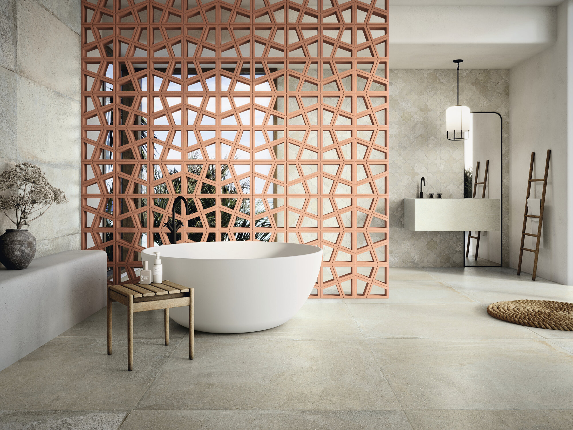 A042409 Palanzo Ecru Rect. 60x60 Ape Ceramica