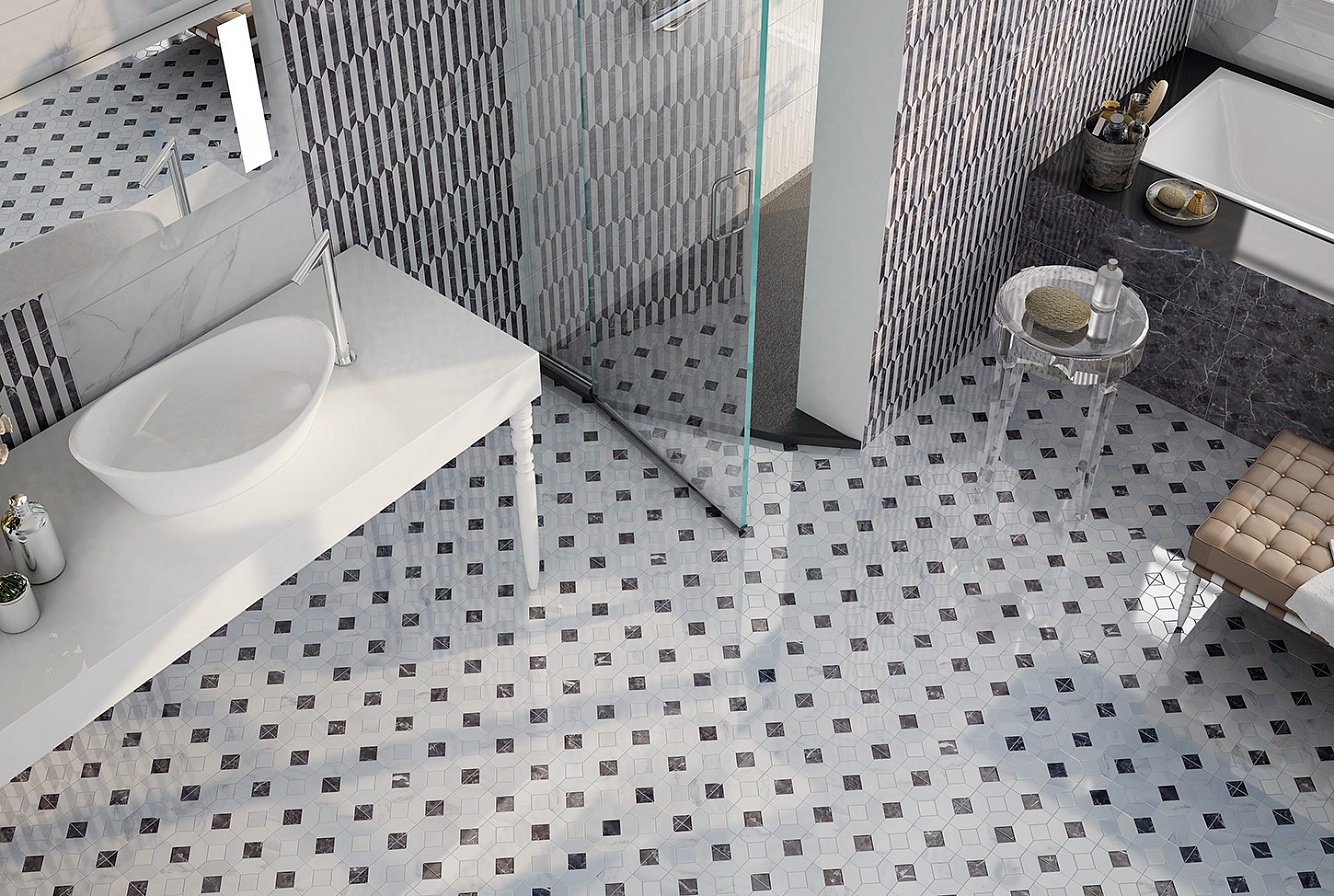 STATUARIO BLANCO PAV. 45x45 Gayafores