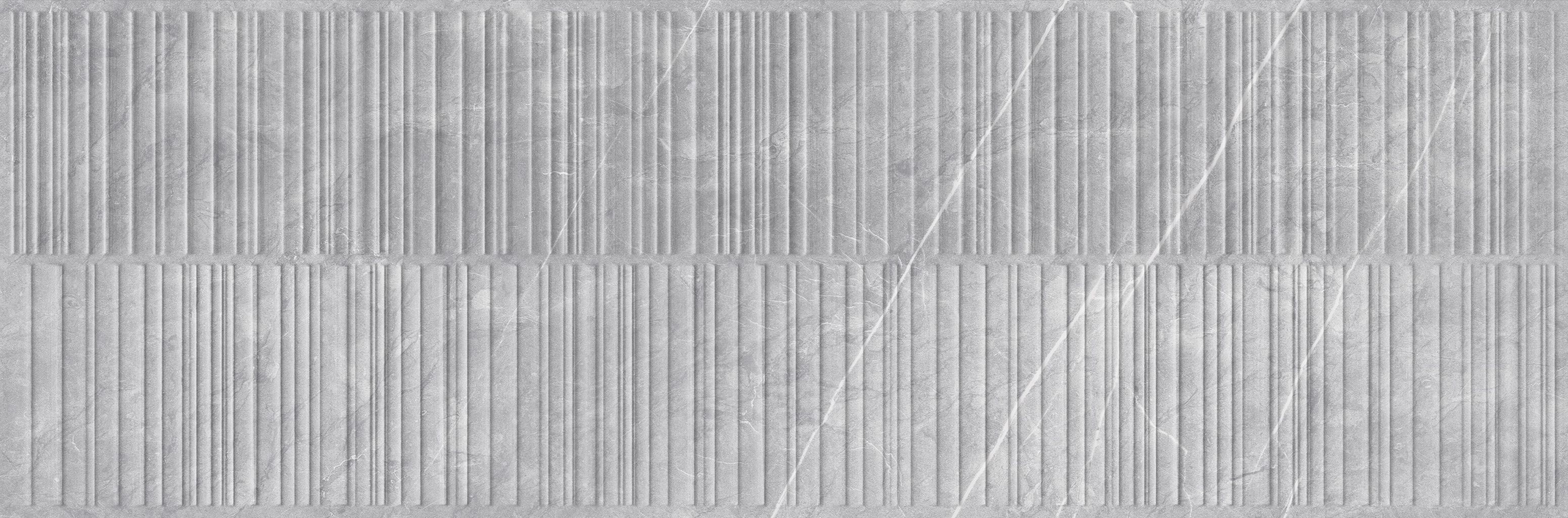 348 Андора серый рельеф вертикальный 32,5х100 Eurotile Ceramica фото 2