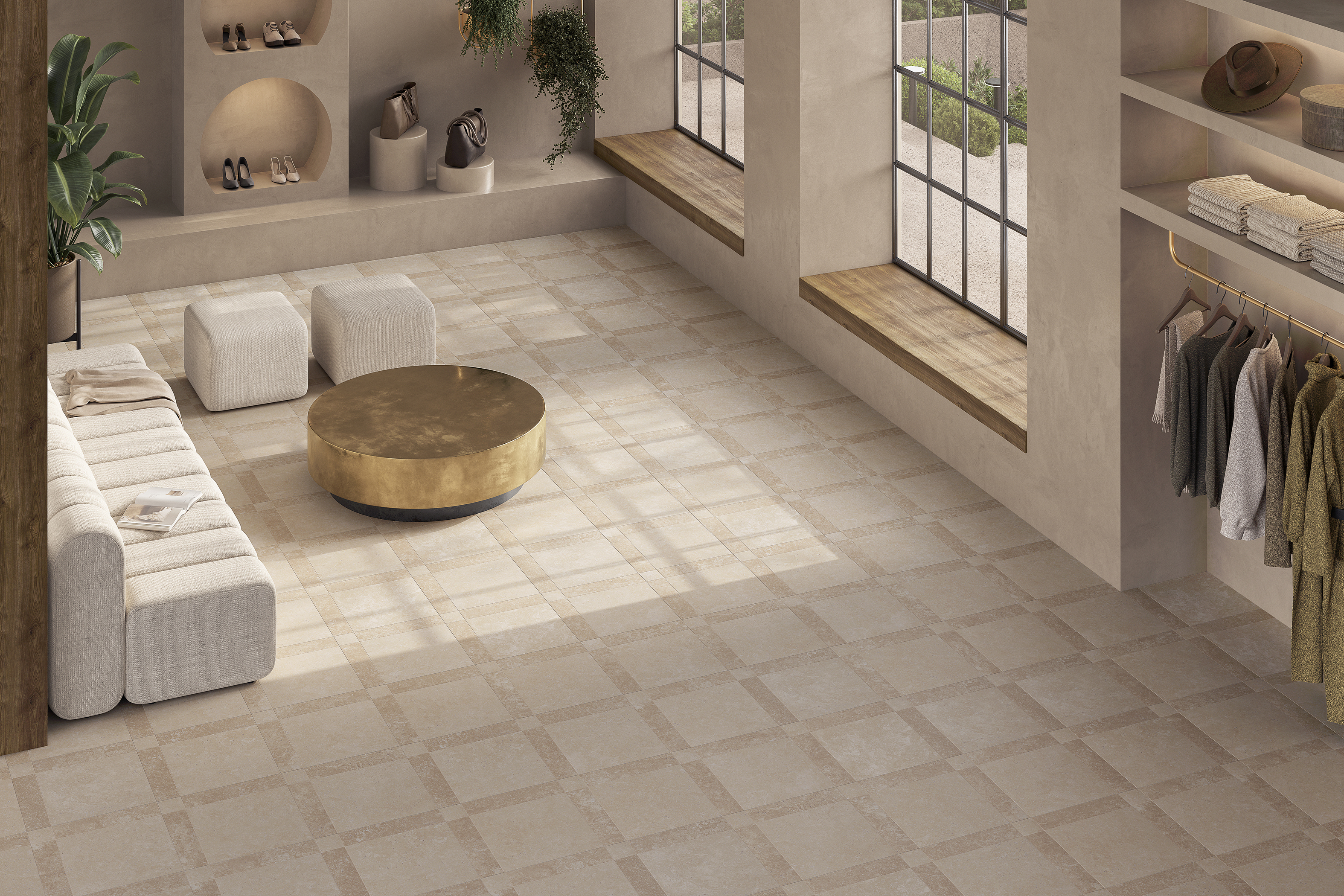 Grace Stone White 44.2x44.2 Realonda фото 4