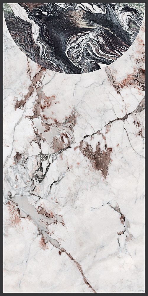764122 Policroma Volta Breccia-Cipollino Mat Ret 6mm 120x240 Cedit