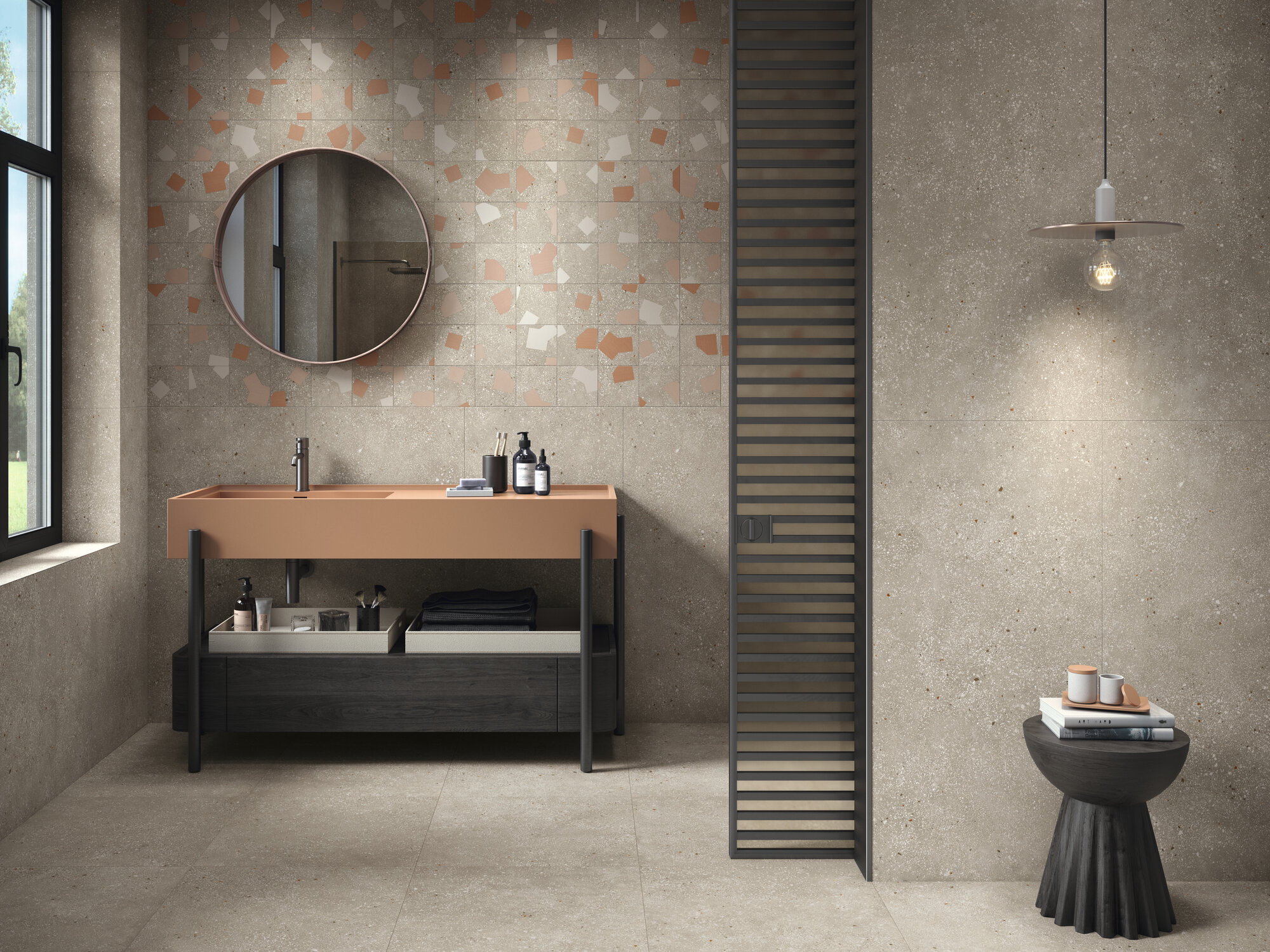 A039096 Ama Ricetta Graphite Rect. R10 60x120 Ape Ceramica