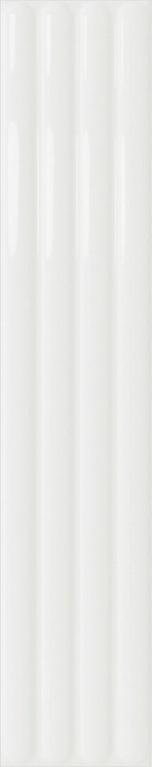Plinto Out White Gloss 10.7x54.2 DNA Tiles