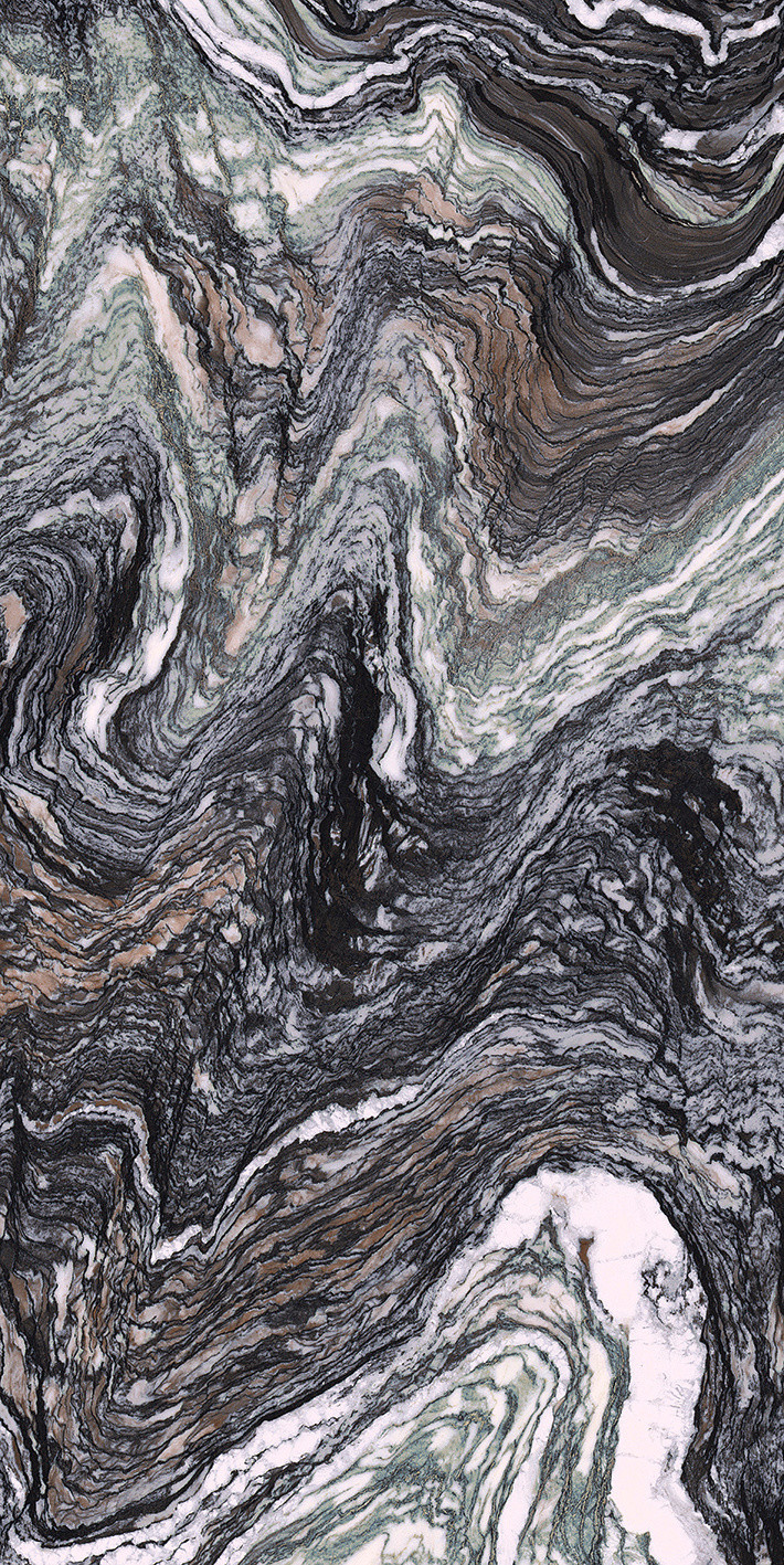 764086 Policroma Cipollino Glossy 6mm 60x120 Cedit