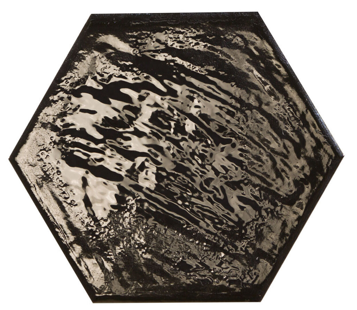 Rain Nero Hex 19.8x22.8 Prissmacer