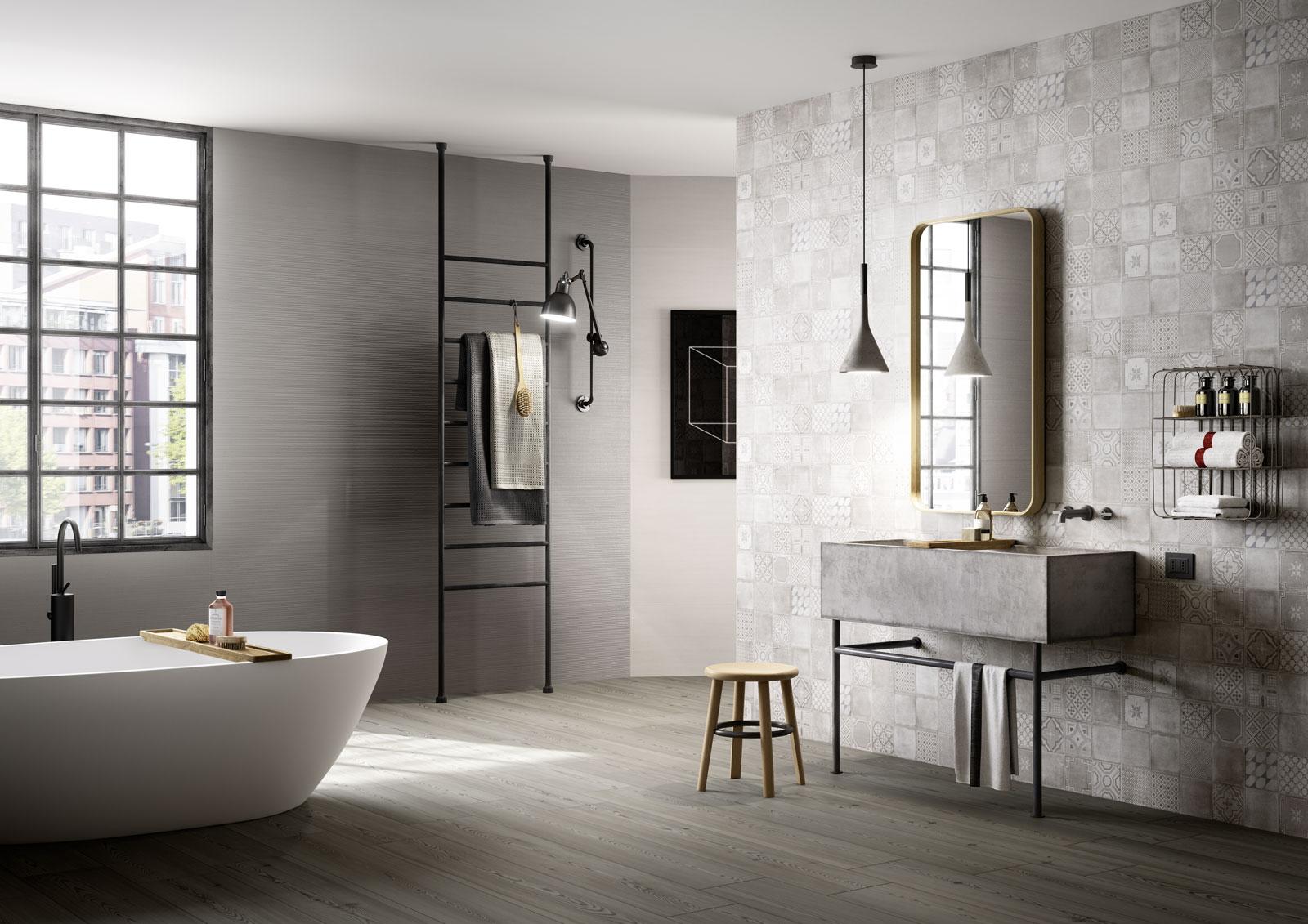 MMFX Materika Wave Struttura Fango 40x120 MARAZZI Italy