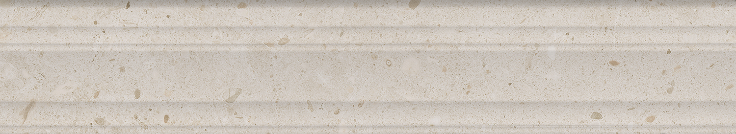 BLF011R Бордюр Риккарди бежевый матовый структура обрезной 40x7,3 Kerama Marazzi