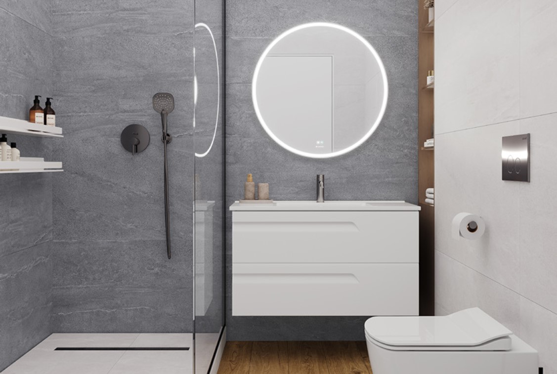 Beton Majestic Graphite Графитовый Матовый 60х60 Ceradim