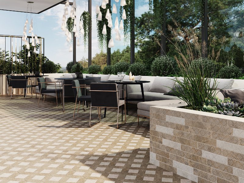 1326 Брюссель микс 30х40 из 12 частей 9,8х9,8 Kerama Marazzi