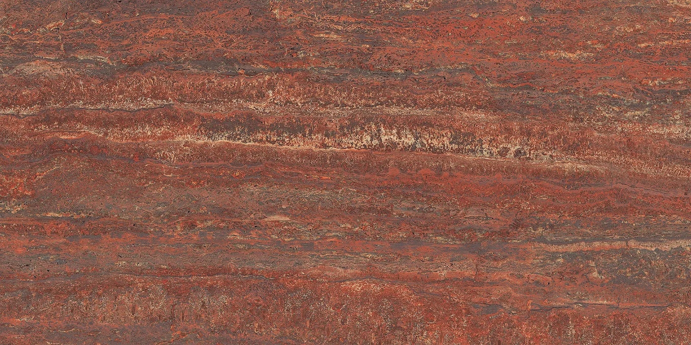 TR07BA I Travertini Rosso Vein Cut SQ. 60x120 Italgraniti
