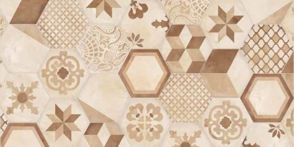 Mix Decori Esagonо Vers. C 25х21,6 Marca Corona