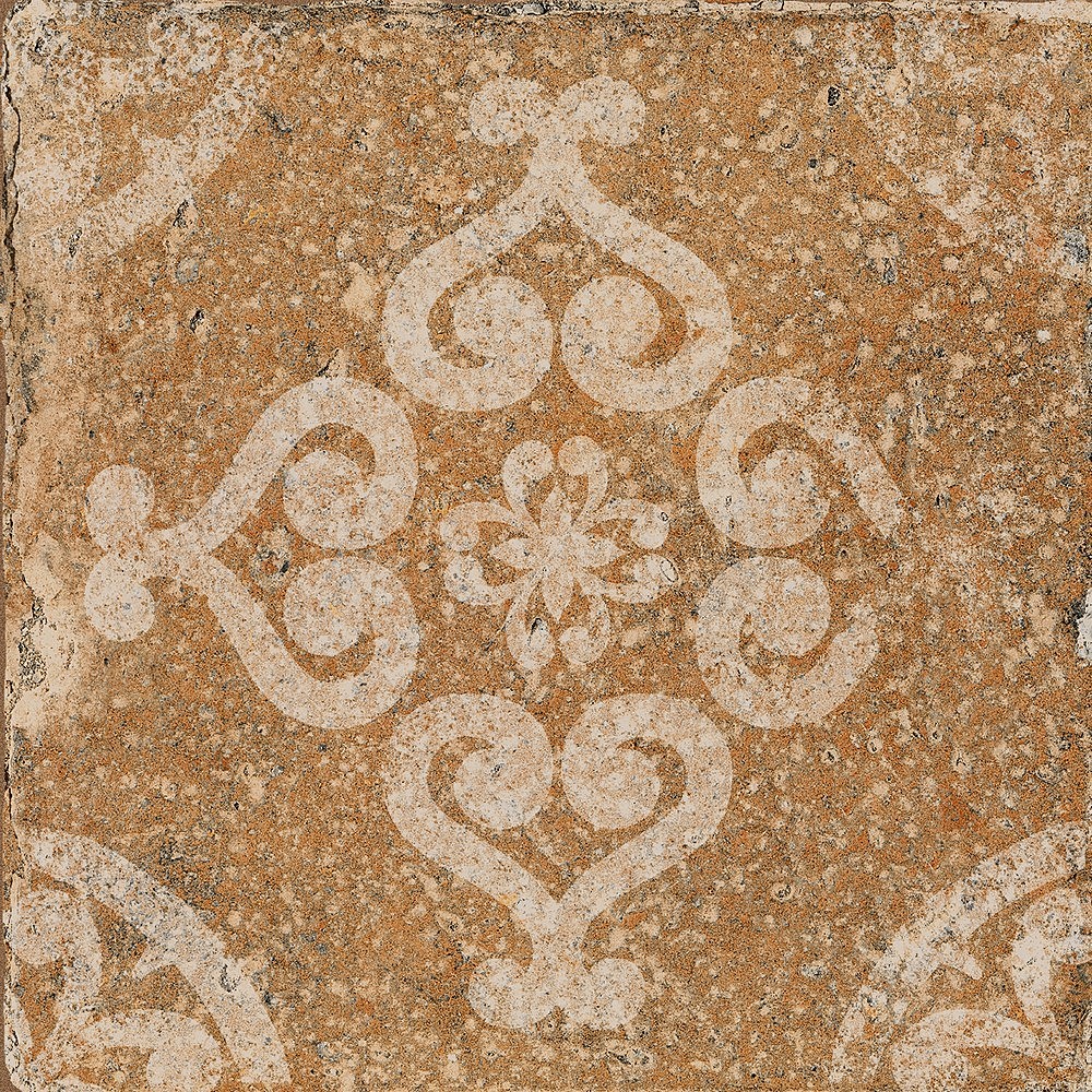 1006826 Pomposa Dec. Mix Ambra 20х20 Isla Tiles