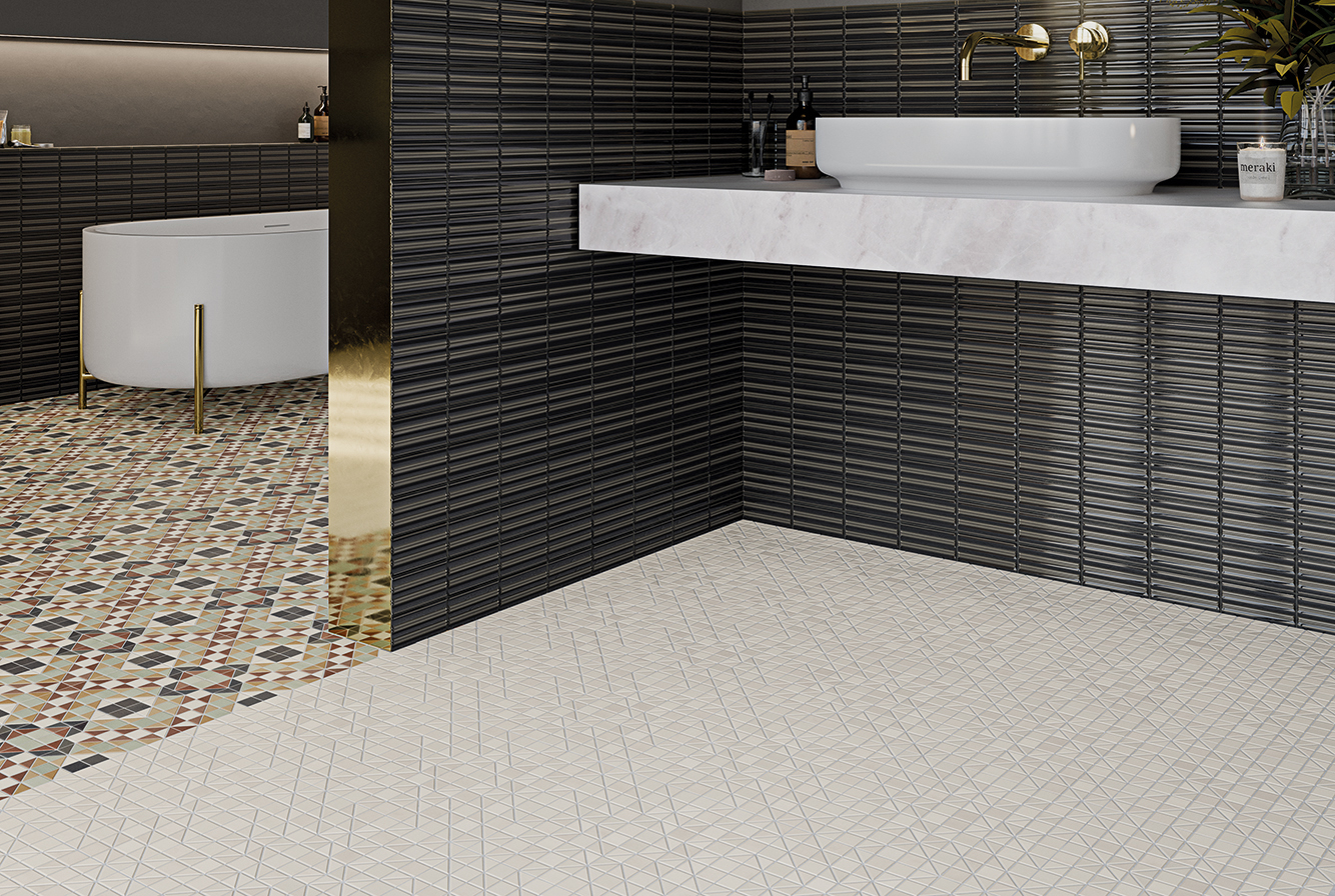 130014 Tesserae Like B&W 28x28 WOW