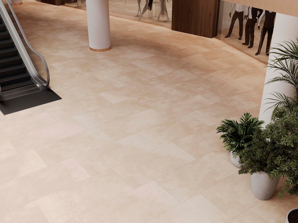 MM00 Magmas Ivory Неполированный Рект. 80x80x11 Ametis by Estima