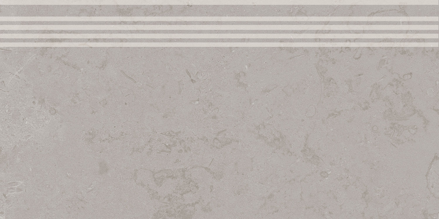 DD205220R/GR Ступень Про Лаймстоун серый натуральный обрезной 60х30 Kerama Marazzi