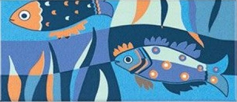 F8011-A Border 9 Fish A 12,5х25 Serapool