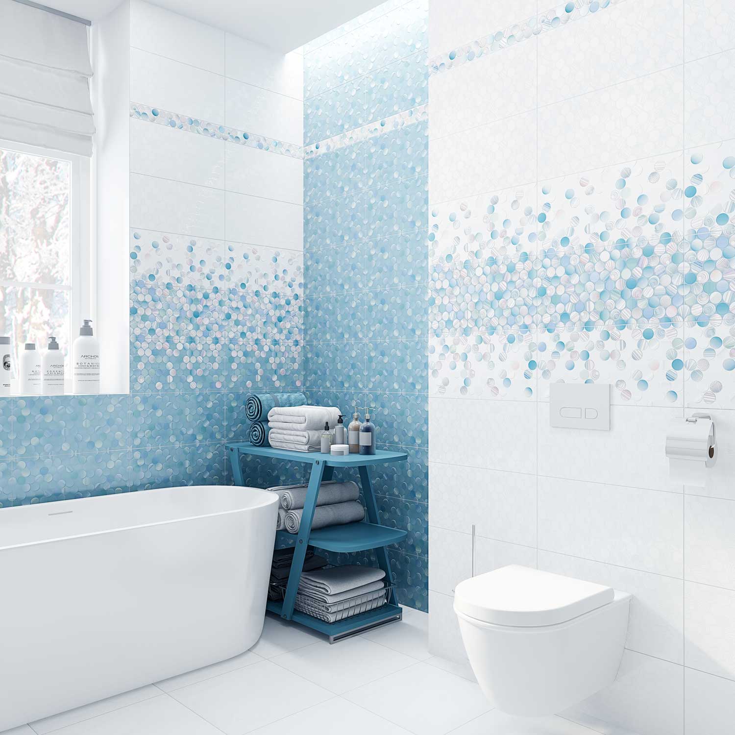 TWU09BOL006 рельефная Bolle 249*500*85 Alma Ceramica (Уралкерамика)