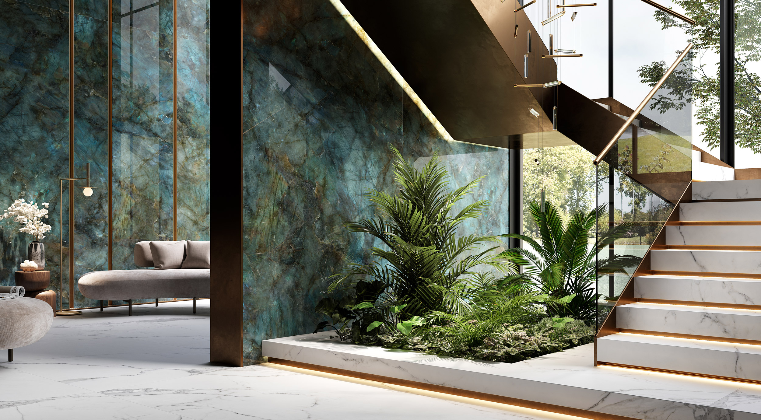 J88518 Canova Emperador Full Lappato Rect 60x120 RHS (Rondine) Ceramiche фото 9