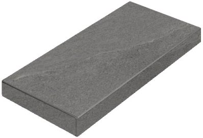 620070000649 Contempora Carbon Scalino Angolare Sinistro 33x60 Italon
