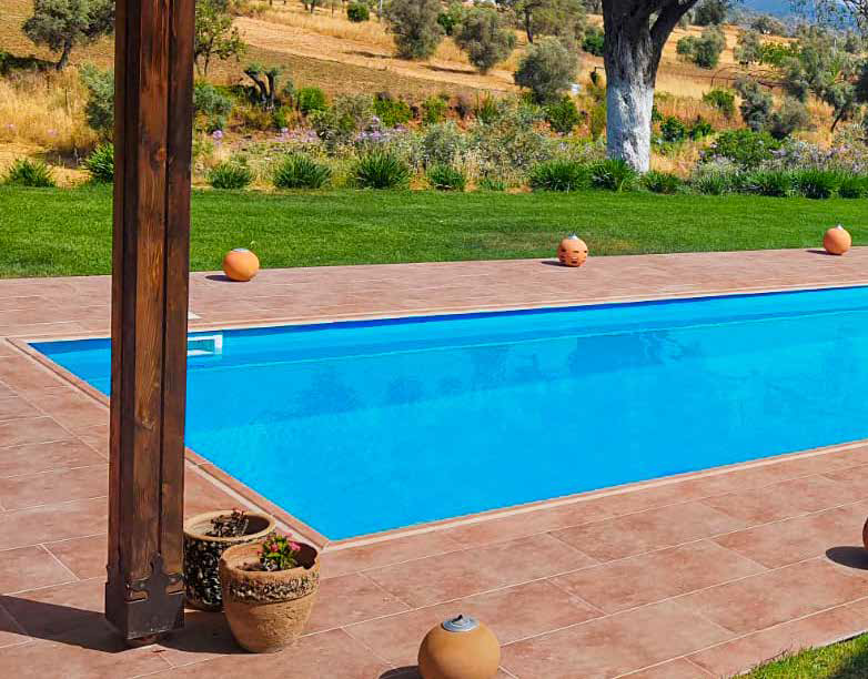 Внутренний угол закругленный Pool Garden Grey Handle 25x25 Serapool
