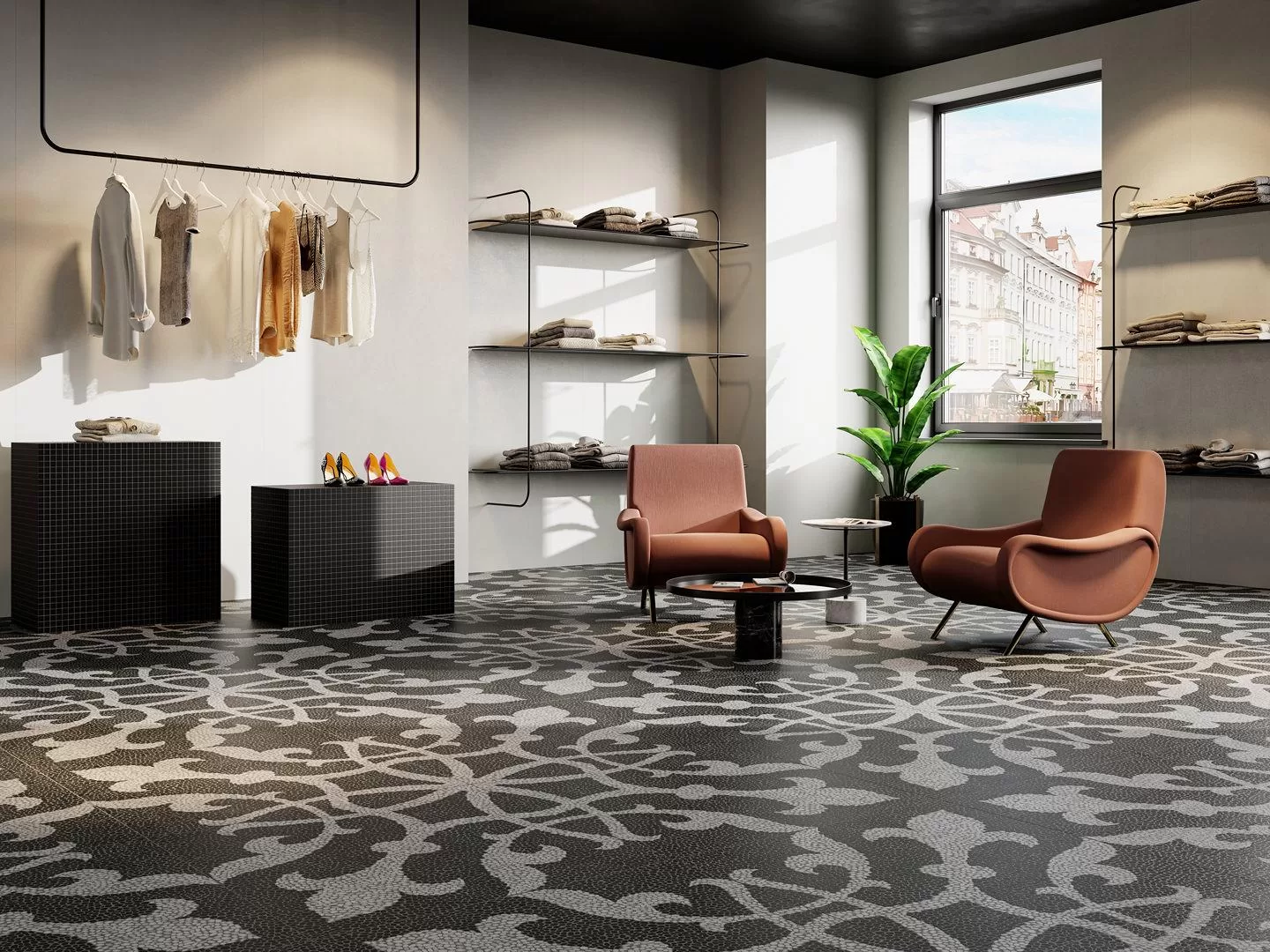 SG014900R Сити коричневый обрезной 119,5x119,5x1,1 Kerama Marazzi фото 6