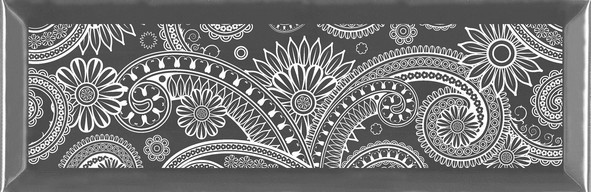 Monocolor Decor Silver 7.5х15 Absolut Keramika