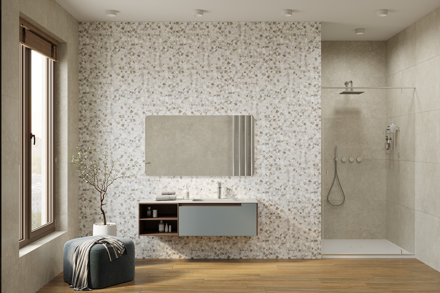 NRL_P0045_3 Tropicano white 30х60х0,9 Creto