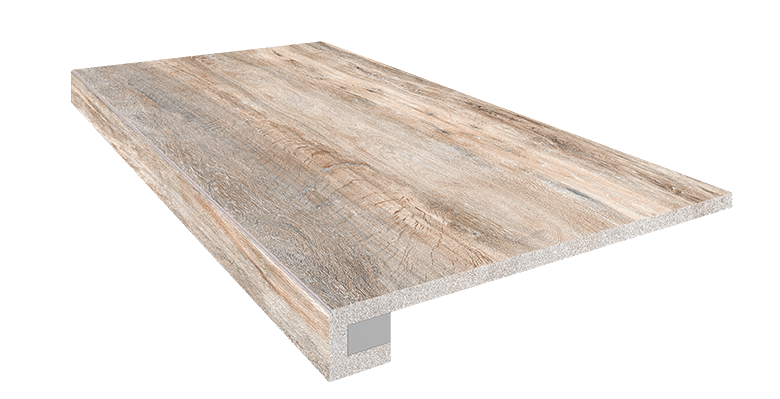 Комплект Ступень BG00 Brigantina 33x120 неполированная без насечек+Подступенок 14.5x120 Estima