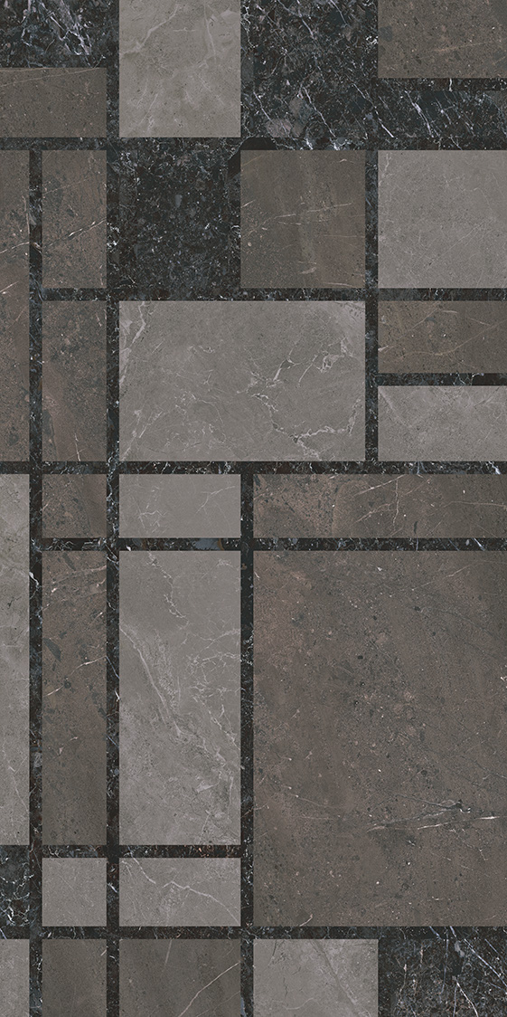 KMD3STA130BR Декор Марсель микс тёмный глянцевый обрезной 60x119,5x0,9 Kerama Marazzi фото 4