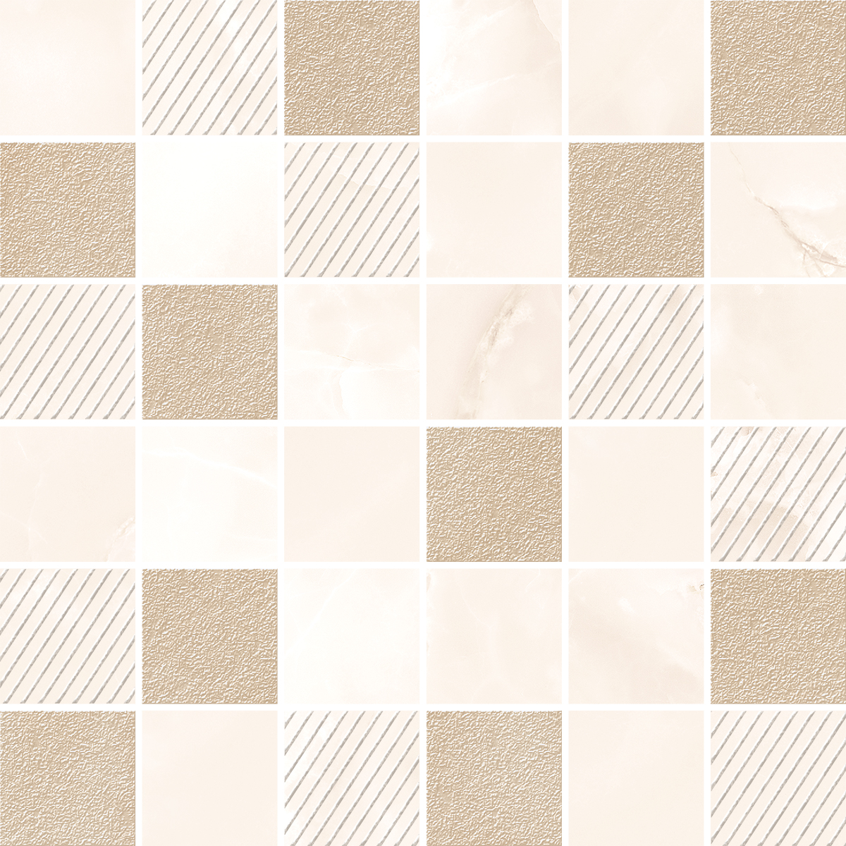587433003 Opale Beige Mosaic 30x30 Azori