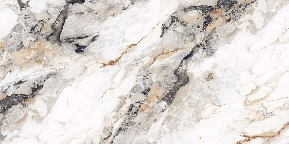 Rock 1018 Light Gold Carving Polished 60x120 Casati Ceramica