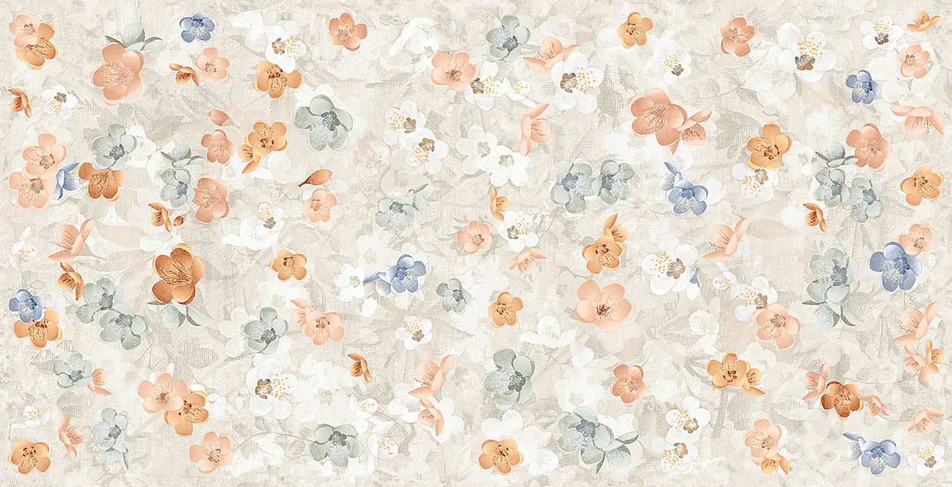 05276 Homey Bloom White Nat/Ret 60x120 Ceramiche Piemme