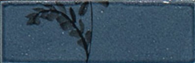 M96W Rice Blu dec Leaf Lux 5x15 MARAZZI Italy