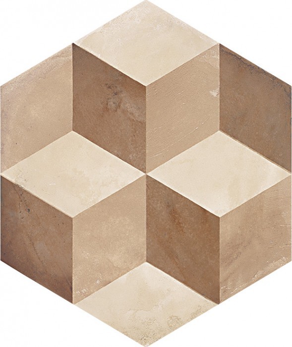 Mix Decori Esagonо Vers. C 25х21,6 Marca Corona