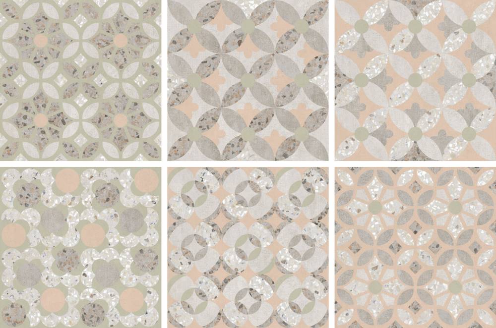 K949796LPR01VTE0 Beton-Terrazzo Декор Пэчворк 7ЛПР 60x60 Vitra