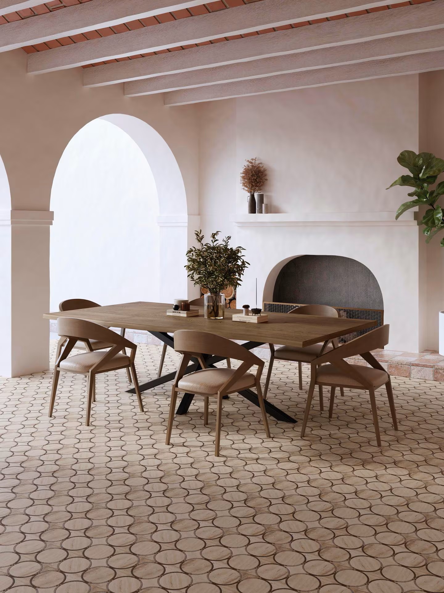 100347807 Tempo Circle Beige 29.9х29.9 L'Antic Colonial фото 5