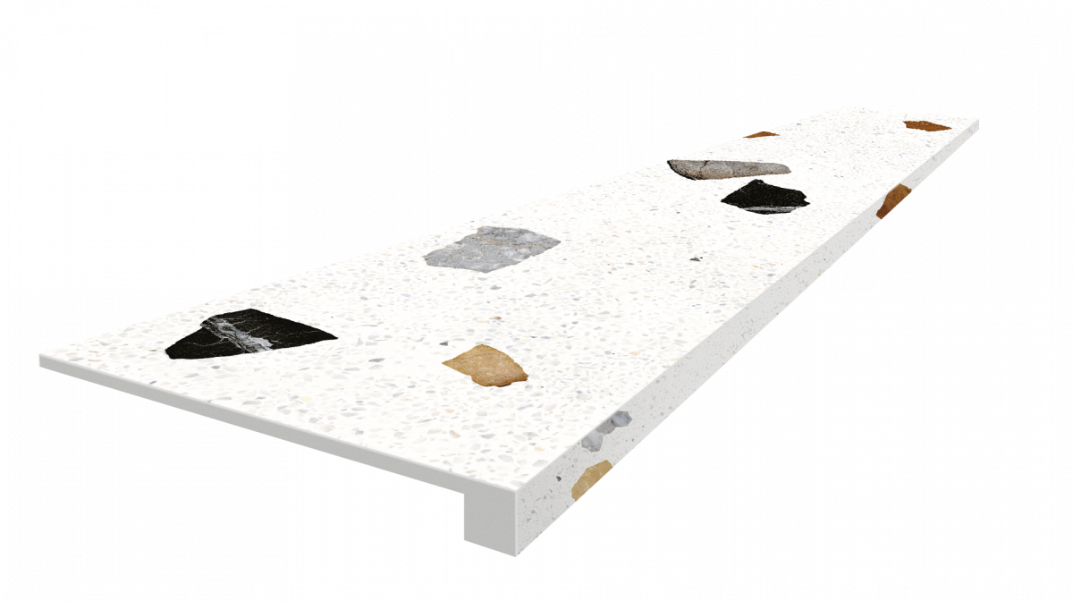 620070002369 Palladio White Scalino Front 33x120 ColiseumGres