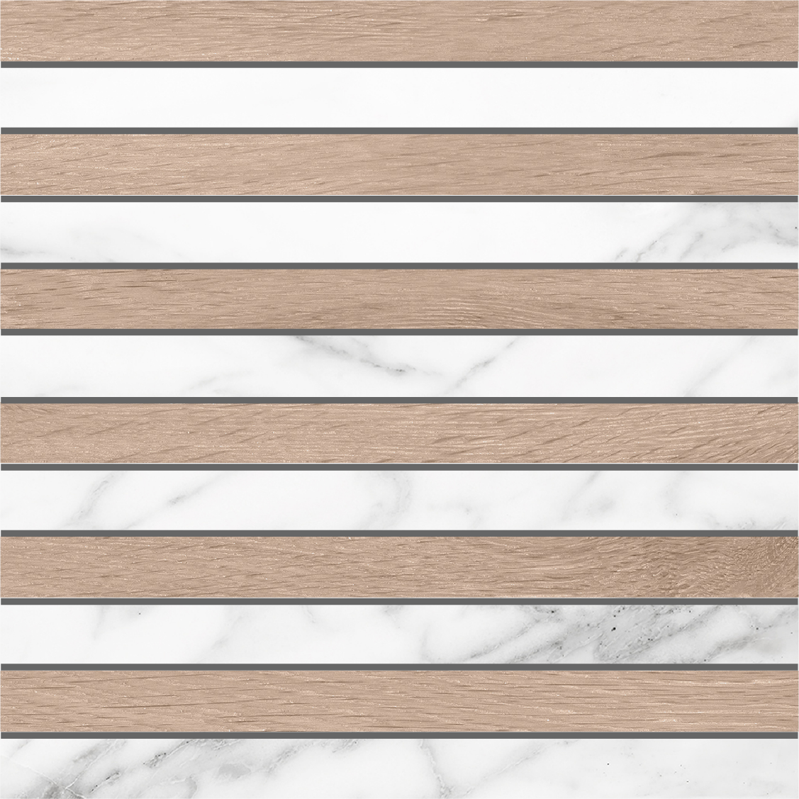 Мозаика SM01/SI01 Supreme Fascia неполированная 30x30x1.0 Ametis by Estima
