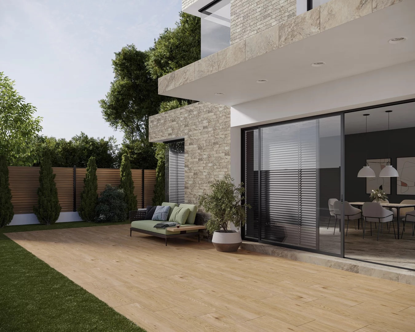 Ardis Rust Elewacja Struktura Mat 40x6,6 Paradyz