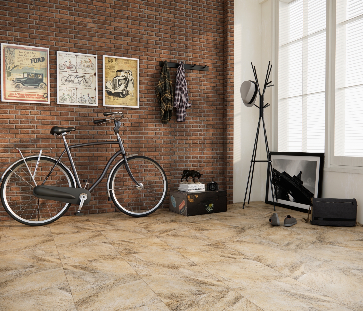 3 AT 1021 Atlantic 40x40 Eurotile Ceramica фото 2