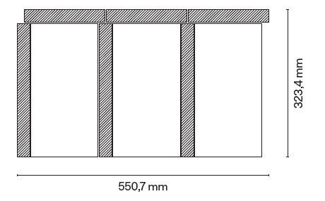 781833 Sensi Terre Mattone + Cotone Tappeto Nat 55х32 Casa Dolce Casa