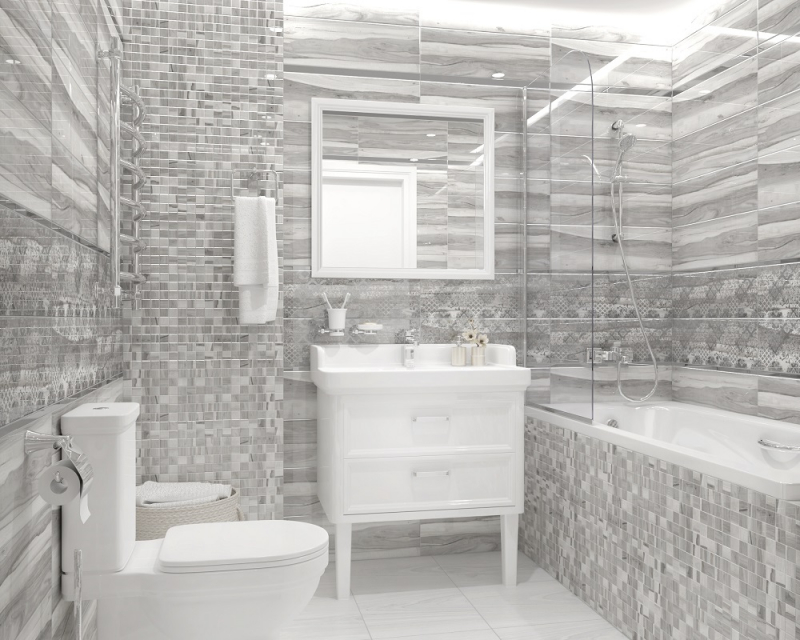 Декор Grace Fancy серый 20х60 Laparet