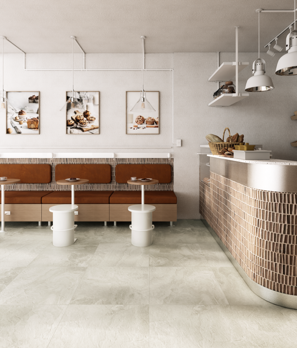 Kota White Structure 60x60 Eurotile Ceramica фото 9