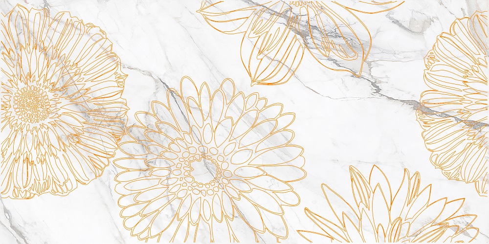 Декор Briere Flower 2 300x600 Beryoza Ceramica