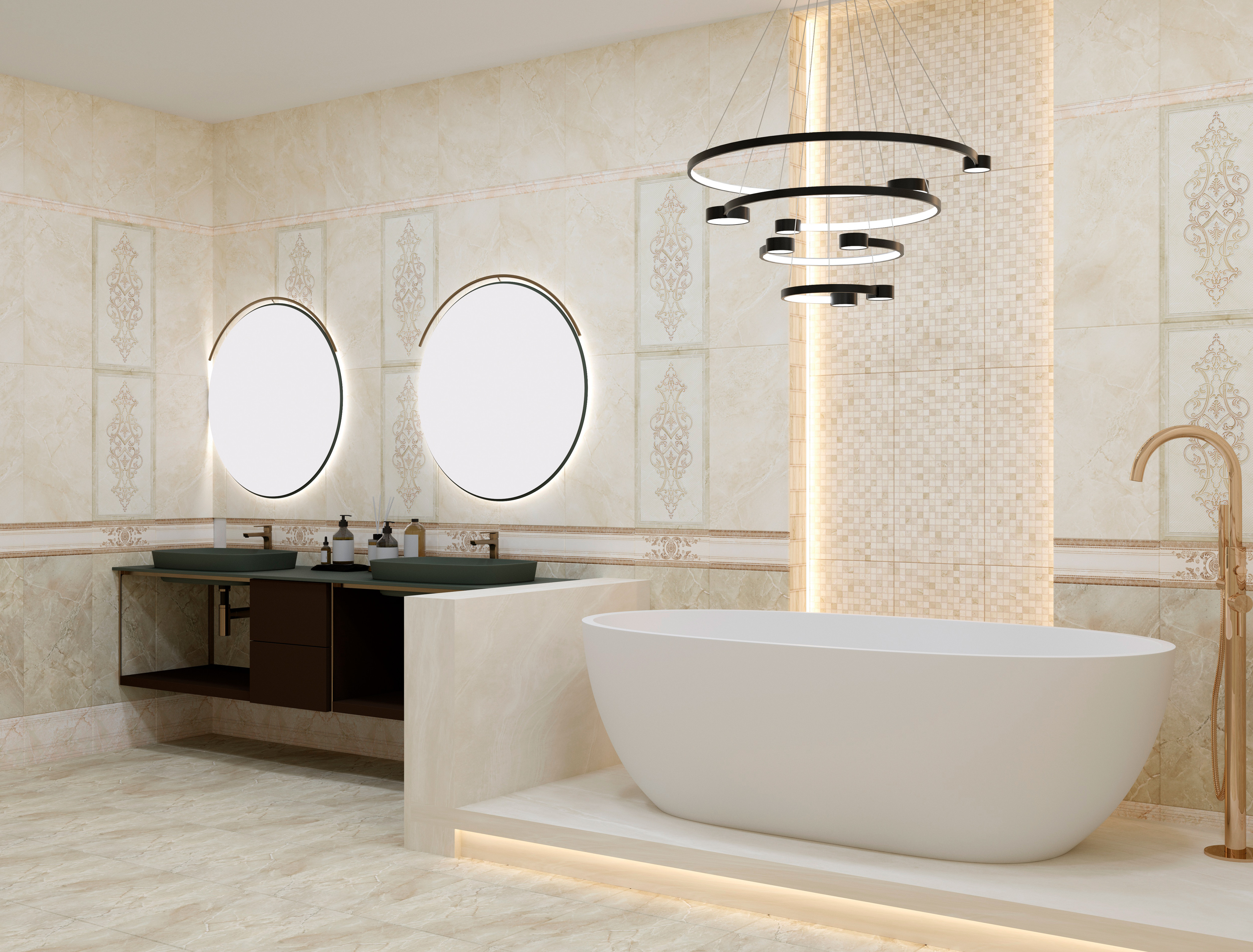 485 Бордюр Rimini Серебро 1.4x60 Eurotile Ceramica фото 5