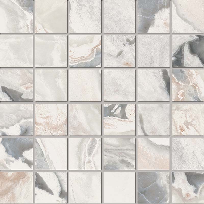 EB3M Calacatta San Babila Mosaico Lappato RT 30x30 Keope